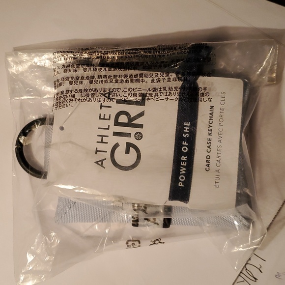 Athleta Girl Card Case Keychain Blue - Picture 5 of 5